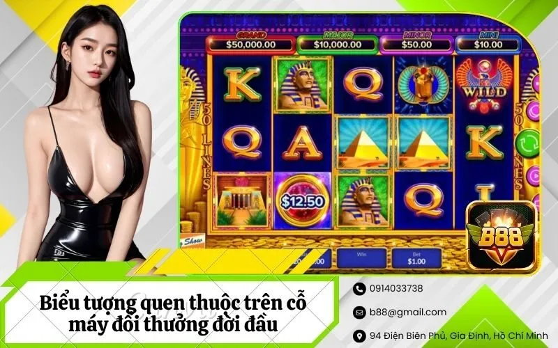 Biểu tượng quen thuộc trên cỗ máy đổi thưởng đời đầu