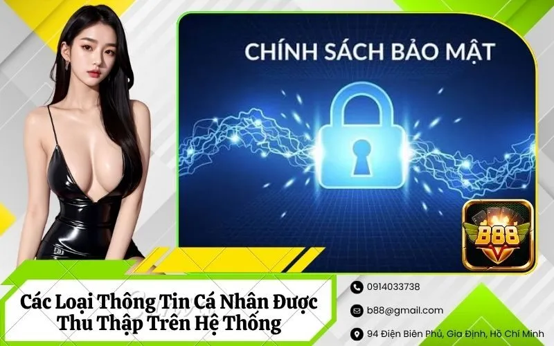 Các Loại Thông Tin Cá Nhân Được Thu Thập Trên Hệ Thống