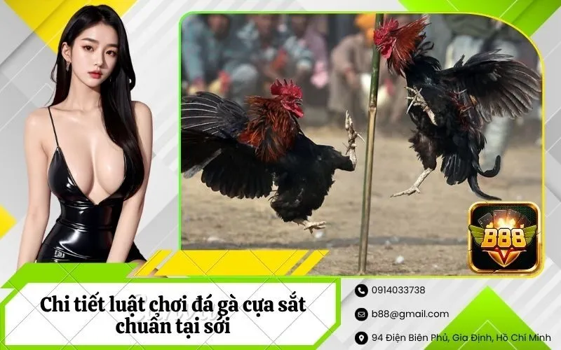 Chi tiết luật chơi đá gà cựa sắt chuẩn tại sới