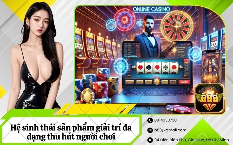 Hệ sinh thái sản phẩm giải trí đa dạng thu hút người chơi